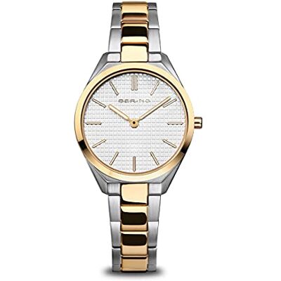 BERING Montre analogique à quartz pour femme avec bracelet en acier inoxydable 17231-704, Bracelet BERING Montre analogique à quartz pour femme avec bracelet en acier inoxydable 17231-704, Bracelet