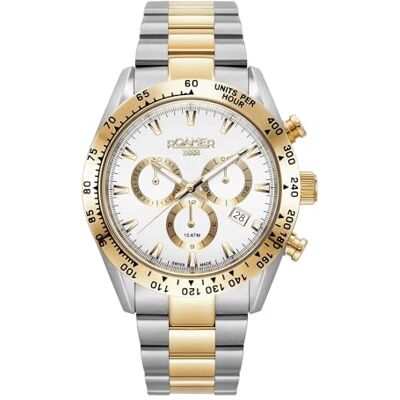 Roamer Monza 850837 Montre analogique à quartz pour homme, Gris argent, Sportif Roamer Monza 850837 Montre analogique à quartz pour homme, Gris argent, Sportif
