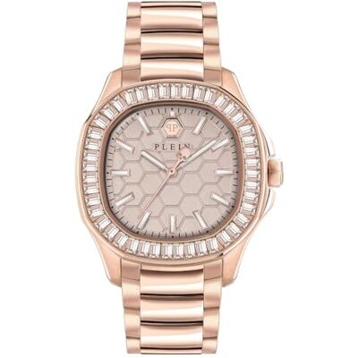 Philipp Plein Montre analogique à quartz pour femme $PECTRE Lady, Or rose/acier inoxydable Pwtaa0723, Moderne Philipp Plein Montre analogique à quartz pour femme $PECTRE Lady, Or rose/acier inoxydable Pwtaa0723, Moderne