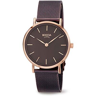 Boccia Montre à quartz analogique pour femme 32013700, lilas, One Size, Bracelet Boccia Montre à quartz analogique pour femme 32013700, lilas, One Size, Bracelet