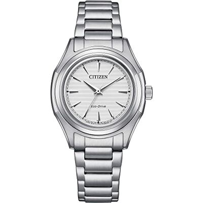 Citizen Eco-Drive FE2110-81A Montre solaire pour femme en acier inoxydable avec bracelet en acier inoxydable, Bracelet Citizen Eco-Drive FE2110-81A Montre solaire pour femme en acier inoxydable avec bracelet en acier inoxydable, Bracelet