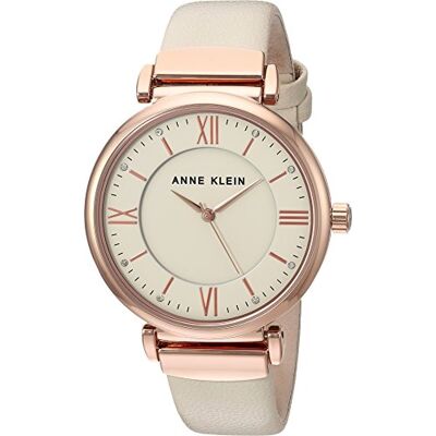 Anne Klein Montre AK/2666RGIV, Ivory/Rose Gold, sangle Anne Klein Montre AK/2666RGIV, Ivory/Rose Gold, sangle