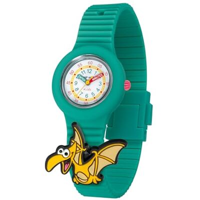 HIP HOP , Collection PINTASTIC! Montre pour enfants, mouvement à quartz, boîtier 32 mm, résistante à l'eau, bracelet en silicone hypoallergénique, avec 5 éléments décoratifs à thème inclus, idée cadeau HIP HOP , Collection PINTASTIC! Montre pour enfants, mouvement à quartz, boîtier 32 mm, résistante à l'eau, bracelet en silicone hypoallergénique, avec 5 éléments décoratifs à thème inclus, idée cadeau