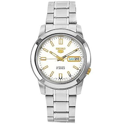 Seiko Montres Bracelet SNKK07K1, Blanc/Argent, One Size, Bracelet Seiko Montres Bracelet SNKK07K1, Blanc/Argent, One Size, Bracelet