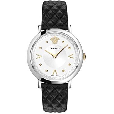Versace POP CHI.36MM D/WHT S/BLK SS V283 VEVD001 19 Montre pour femme, Sangles Versace POP CHI.36MM D/WHT S/BLK SS V283 VEVD001 19 Montre pour femme, Sangles