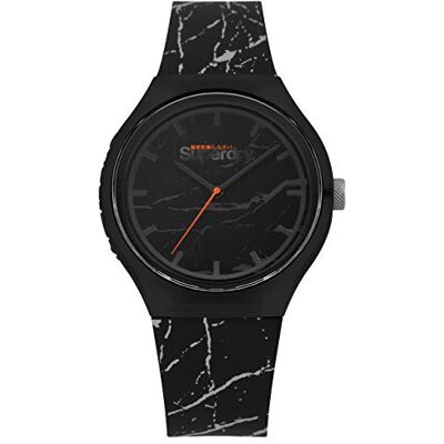 Superdry Montre analogique à quartz pour homme avec bracelet en silicone SYG253BE, Bracelet Superdry Montre analogique à quartz pour homme avec bracelet en silicone SYG253BE, Bracelet