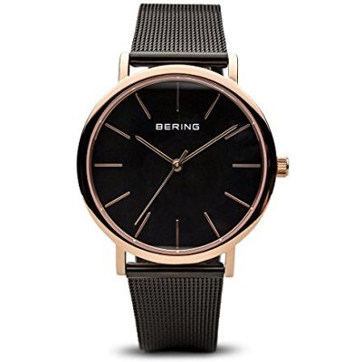 BERING Femmes Analogique Quartz Classic Collection Montre avec Bracelet en Acier Inoxydable & Verre Saphir 13436-166 BERING Femmes Analogique Quartz Classic Collection Montre avec Bracelet en Acier Inoxydable & Verre Saphir 13436-166
