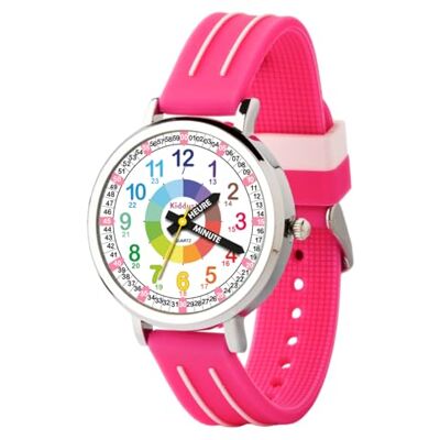 Kiddus Montre Enfant 5-10 ans. Montre Bracelet Éducative, Time Teacher Analogique avec Exercices pour apprendre à lire l’heure. Kiddus Montre Enfant 5-10 ans. Montre Bracelet Éducative, Time Teacher Analogique avec Exercices pour apprendre à lire l’heure.