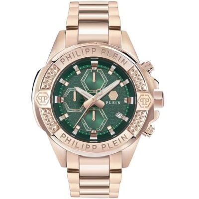 Philipp Plein The $Kull Chrono Montre analogique à quartz pour homme Philipp Plein The $Kull Chrono Montre analogique à quartz pour homme