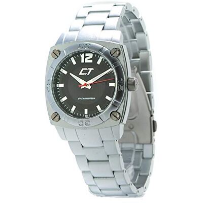 Chronotech Montre analogique pour homme à quartz avec bracelet en aluminium CC7079M-02M Chronotech Montre analogique pour homme à quartz avec bracelet en aluminium CC7079M-02M