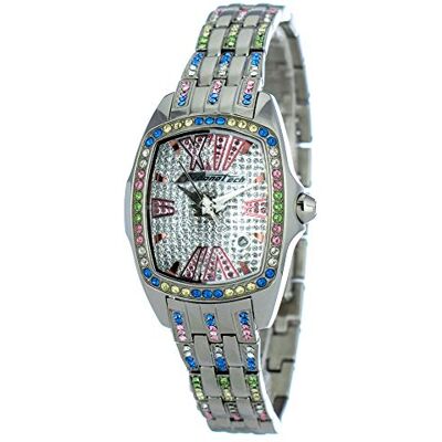 Chronotech Montre analogique pour femme à quartz avec bracelet en acier inoxydable CT7930LS-53M, Sangle Chronotech Montre analogique pour femme à quartz avec bracelet en acier inoxydable CT7930LS-53M, Sangle