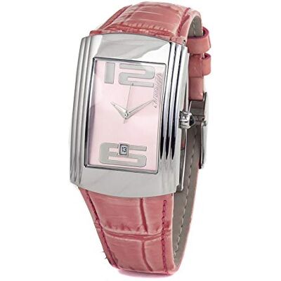 Chronotech Montre analogique pour adulte à quartz avec bracelet en cuir CT7017B-02 Chronotech Montre analogique pour adulte à quartz avec bracelet en cuir CT7017B-02