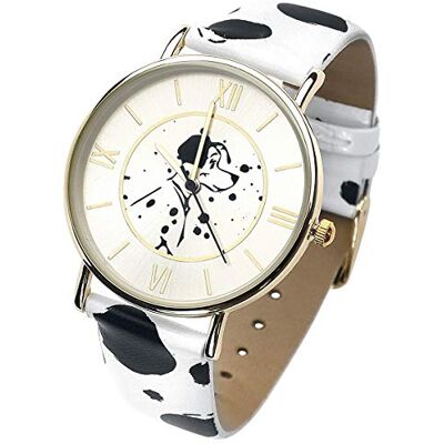 Disney Joy Toy Filles Analogique Quartz Montre avec Bracelet en Plastique 62189, Schwarz/Weiß, Bracelet Disney Joy Toy Filles Analogique Quartz Montre avec Bracelet en Plastique 62189, Schwarz/Weiß, Bracelet