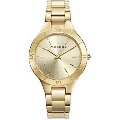 Viceroy Montre Chic 401056-27 en acier inoxydable IP or Viceroy Montre Chic 401056-27 en acier inoxydable IP or