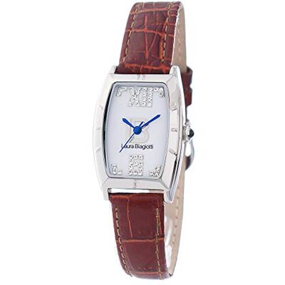 Laura Biagiotti Montre analogique pour femme à quartz avec bracelet en cuir LB0010L-03 Laura Biagiotti Montre analogique pour femme à quartz avec bracelet en cuir LB0010L-03