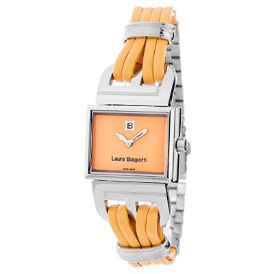 Laura Biagiotti Montre analogique pour femme à quartz avec bracelet en acier inoxydable LB0046L-05 Laura Biagiotti Montre analogique pour femme à quartz avec bracelet en acier inoxydable LB0046L-05