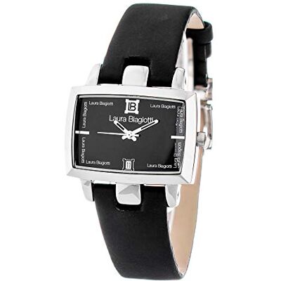 Laura Biagiotti Montre analogique pour homme à quartz avec bracelet en cuir LB0013M-NE Laura Biagiotti Montre analogique pour homme à quartz avec bracelet en cuir LB0013M-NE