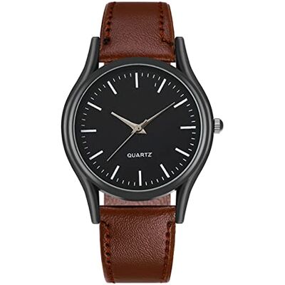 INGRAX Montres 2022 Nouvelle Montre Femmes Hommes Simple Mode décontracté Petit Cadran Femmes Montres Bracelet en Cuir Quartz Horloge Montres-Bracelets Cadeau Hommes, G INGRAX Montres 2022 Nouvelle Montre Femmes Hommes Simple Mode décontracté Petit Cadran Femmes Montres Bracelet en Cuir Quartz Horloge Montres-Bracelets Cadeau Hommes, G