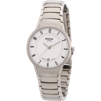 Boccia Montre Femme Quartz Analogique Bracelet Acier Inoxydable Argent, Argent, bracelet Boccia Montre Femme Quartz Analogique Bracelet Acier Inoxydable Argent, Argent, bracelet