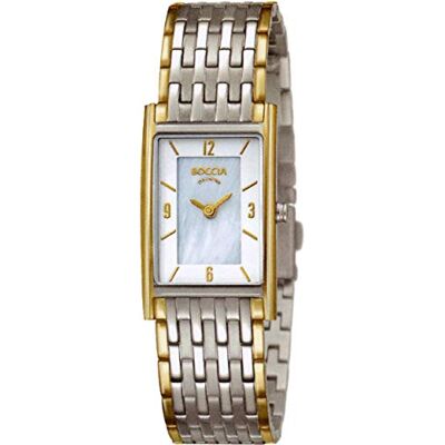Boccia Montre à quartz analogique pour femme avec bracelet en titane 3212-09 Boccia Montre à quartz analogique pour femme avec bracelet en titane 3212-09