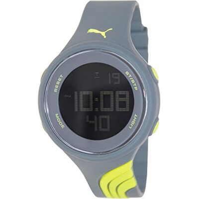 PUMA Time PU911091004 Montre Mixte Quartz Digital Eclairage/Chronomètre Bracelet Résine Multicolore PUMA Time PU911091004 Montre Mixte Quartz Digital Eclairage/Chronomètre Bracelet Résine Multicolore