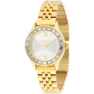 Liu Jo Time TLJ2193 Montre bracelet pour femme en acier inoxydable de 30 mm Doré Liu Jo Time TLJ2193 Montre bracelet pour femme en acier inoxydable de 30 mm Doré
