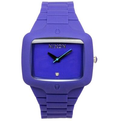 NIXON A139230-00 Montre Homme Quartz Analogique Bracelet Silicone Violet NIXON A139230-00 Montre Homme Quartz Analogique Bracelet Silicone Violet