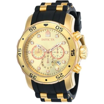 Invicta Pro Diver Montre Homme mouvement à quartz en acier inoxydable 48mm Invicta Pro Diver Montre Homme mouvement à quartz en acier inoxydable 48mm