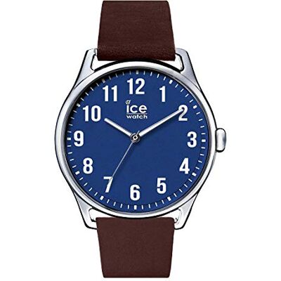 ICE-WATCH ICE time Brown Blue Men's wristwatch with leather strap 013048 (Large) ICE-WATCH ICE time Brown Blue Men's wristwatch with leather strap 013048 (Large)