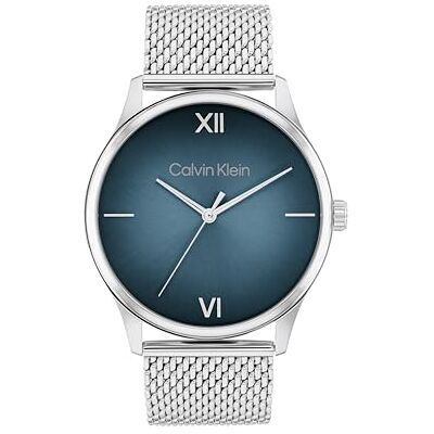Calvin Montre à Mouvement à Quartz Trois Aiguilles pour Homme Collection ASCEND avec Bracelet Milanais en Acier Inoxydable Argenté 25200450 Calvin Montre à Mouvement à Quartz Trois Aiguilles pour Homme Collection ASCEND avec Bracelet Milanais en Acier Inoxydable Argenté 25200450