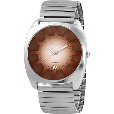 Excellanc 274027000004 Montre Homme Quartz Analogique Bracelet Alliage Argent Excellanc 274027000004 Montre Homme Quartz Analogique Bracelet Alliage Argent