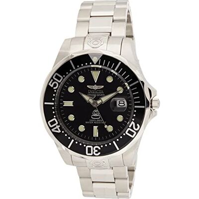 Invicta Grand Diver Montre Homme Automatique en Acier Inoxydable 47 mm Invicta Grand Diver Montre Homme Automatique en Acier Inoxydable 47 mm