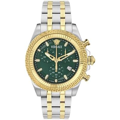 Versace Montre chronographe à quartz Fornax pour homme Versace Montre chronographe à quartz Fornax pour homme