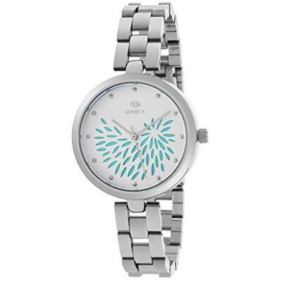 Marea Montre Analogique Femme B41243/4 Armis Acier et Cadran Vert, bracelet Marea Montre Analogique Femme B41243/4 Armis Acier et Cadran Vert, bracelet