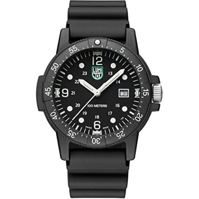 Luminox Collection G Sea Bass Carbonox montre pour homme 44 mm – Plongée avec affichage de la date – Étanche 100 m – Variants – Fabricée en Suisse Luminox Collection G Sea Bass Carbonox montre pour homme 44 mm – Plongée avec affichage de la date – Étanche 100 m – Variants – Fabricée en Suisse