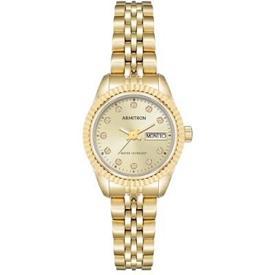 Armitron Dress Watch 086702737451, doré, Bracelet Armitron Dress Watch 086702737451, doré, Bracelet