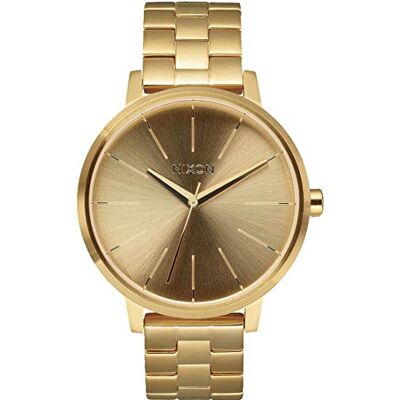 NIXON Femme Analogique Quartz Montre avec Bracelet en Acier Inoxydable A099-502-00, Doré/Doré, one size, Bracelet NIXON Femme Analogique Quartz Montre avec Bracelet en Acier Inoxydable A099-502-00, Doré/Doré, one size, Bracelet