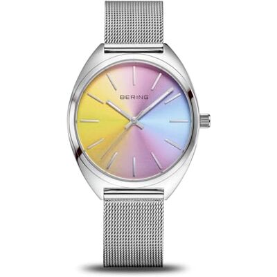 BERING Montre unisexe à quartz Collection Classic Avec acier inoxydable et verre saphir 127220-36-009, Bracelet BERING Montre unisexe à quartz Collection Classic Avec acier inoxydable et verre saphir 127220-36-009, Bracelet