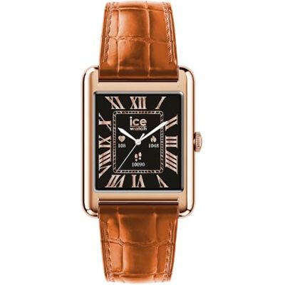 ICE-WATCH ICE smart TKS 2.0 Rose-gold Cognac croco Montre connectée rose-gold pour femme avec bracelet en cuir 025383 (1,41 pouces) ICE-WATCH ICE smart TKS 2.0 Rose-gold Cognac croco Montre connectée rose-gold pour femme avec bracelet en cuir 025383 (1,41 pouces)