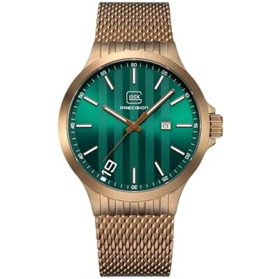 Glock Montre à quartz pour homme Boîtier de 44 mm Montre-bracelet avec boîtier en acier et affichage de la date Montre pour homme avec pointeurs et index suisses Super-LumiNova GW-12, Coyote Glock Montre à quartz pour homme Boîtier de 44 mm Montre-bracelet avec boîtier en acier et affichage de la date Montre pour homme avec pointeurs et index suisses Super-LumiNova GW-12, Coyote