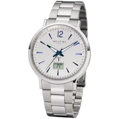 REGENT 32018688 Montre Horloge analogique pour homme, Blanc., One Size, Bracelet REGENT 32018688 Montre Horloge analogique pour homme, Blanc., One Size, Bracelet