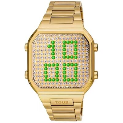 TOUS Bear Montre 3000130700 Acier Inoxydable LEDs Femme, Classique TOUS Bear Montre 3000130700 Acier Inoxydable LEDs Femme, Classique
