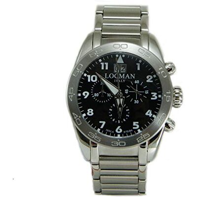 Locman Montre Homme 0460A01-00BKWHB0 Locman Montre Homme 0460A01-00BKWHB0