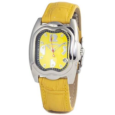 Chronotech Montre analogique pour femme à quartz avec bracelet en cuir CT7274L-02 Chronotech Montre analogique pour femme à quartz avec bracelet en cuir CT7274L-02