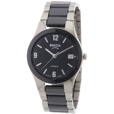 Boccia 3189-02 Montre Femme Quartz Analogique Bracelet céramique Multicolore, Noir/Multicolore, bracelet Boccia 3189-02 Montre Femme Quartz Analogique Bracelet céramique Multicolore, Noir/Multicolore, bracelet