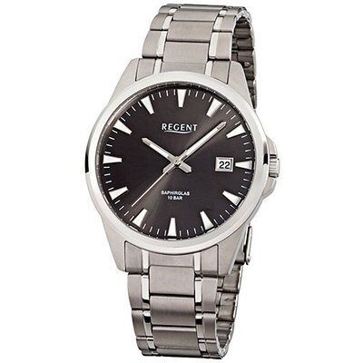 REGENT Hommes Analogique Quartz Montre avec Bracelet en Titane 11090314 REGENT Hommes Analogique Quartz Montre avec Bracelet en Titane 11090314