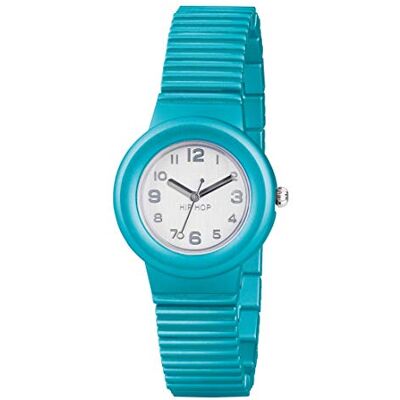 HIP HOP Montre pour Femme Aluminium avec Bracelet en Aluminium, Mouvement Time Just 3H Quartz HIP HOP Montre pour Femme Aluminium avec Bracelet en Aluminium, Mouvement Time Just 3H Quartz