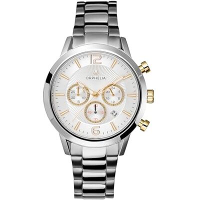 Orphelia Montre Homme Chronographe Tempo, Argent/Argent, Bracelet Orphelia Montre Homme Chronographe Tempo, Argent/Argent, Bracelet
