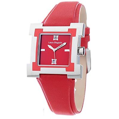 Laura Biagiotti Montre analogique pour femme à quartz avec bracelet en cuir LB0038L-03 Laura Biagiotti Montre analogique pour femme à quartz avec bracelet en cuir LB0038L-03