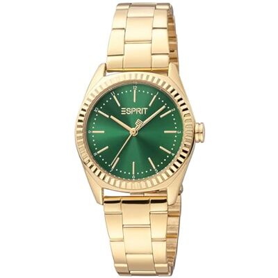 ESPRIT pour Femme Analogique Quartz Montre avec Bracelet en Acier Inoxydable ES1L291M0105, Couleur Dorée., bracelet ESPRIT pour Femme Analogique Quartz Montre avec Bracelet en Acier Inoxydable ES1L291M0105, Couleur Dorée., bracelet